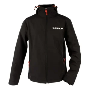 Leech Softshell Jack Black Visjas L Flitsaanbieding