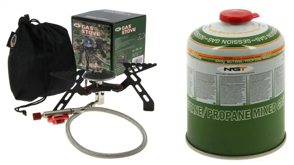 Gereduceerde Prijs NGT Deluxe High Output Gaspit + NGT 450gr Bidon Gas
