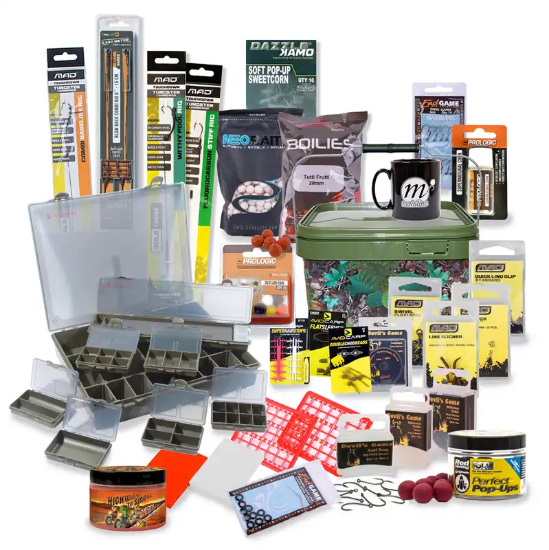 Meest Verkocht Carp Tacklebox, boordevol karpermateriaal van bekende topmerken!