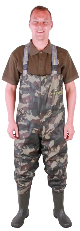 Lage Kosten Fisharp Lightweight Chest Wader Camo 42