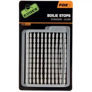 Fox Boilie Stops Clear 200st Standaard Merkproduct