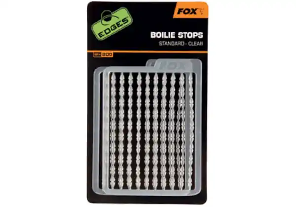 Fox Boilie Stops Clear 200st Standaard Merkproduct
