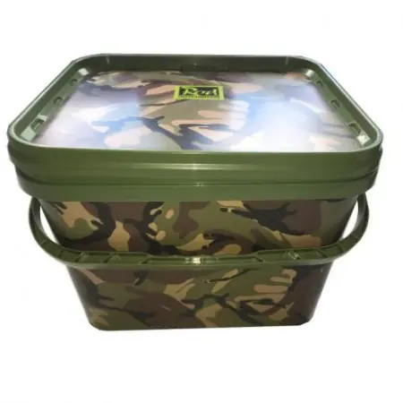Koop Online Rod Hutchinson Camo Square Bucket