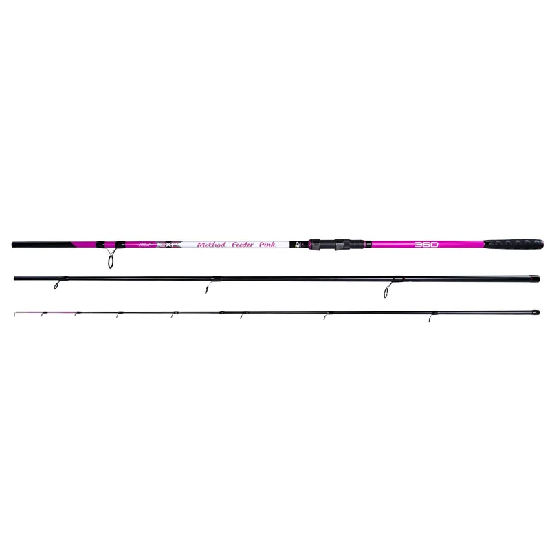 Meest Verkocht Energo Carp Expert Pink Method Feederhengel 3.60m (100-150g) (3-Delig)