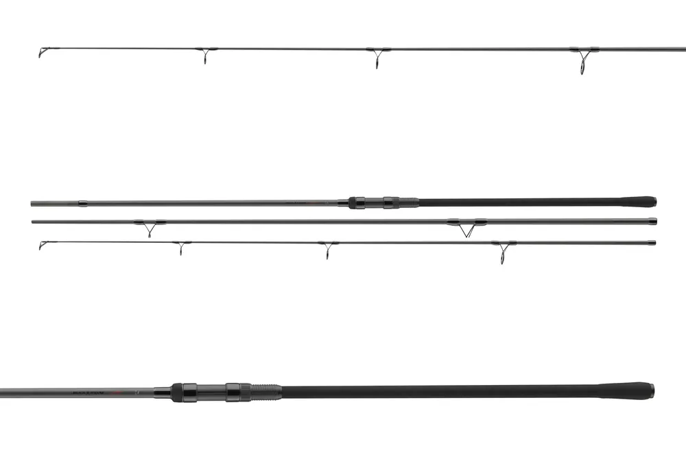 Snelle Levering Daiwa Black Widow XT Carp Karperhengel 3-Delig 12ft (3.00lb)