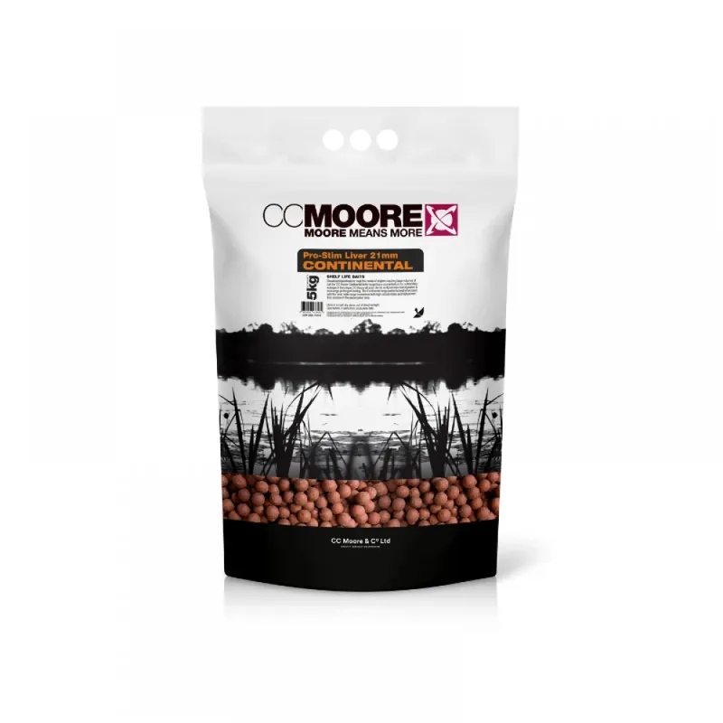 Flitsaanbieding CC Moore Pro-Stim Liver Continental Boilies 21mm (5kg)