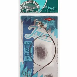 Voordeelprijs Mikado Jaws Wolfram Leaders, 2 stuks Extra Light 15cm/2.5kg