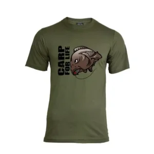 Betrouwbaar House Of Carp Carp For Life T-Shirt Green L