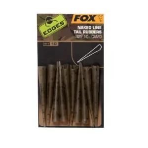 Bestel Nu Fox Edges Camo Naked Line tail rubbers size 10 10 stuks