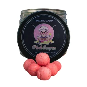 Shop Nu Tactic Carp Boosted Hard Hookbaits Pink Scopex 12/15mm