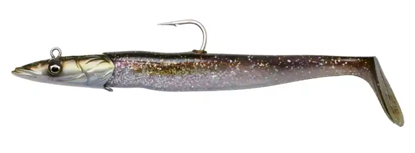 Rechtstreeks Van De Fabrikant Savage Gear Sandeel V2 2P1 Shad 21.5cm (140g) Puffin