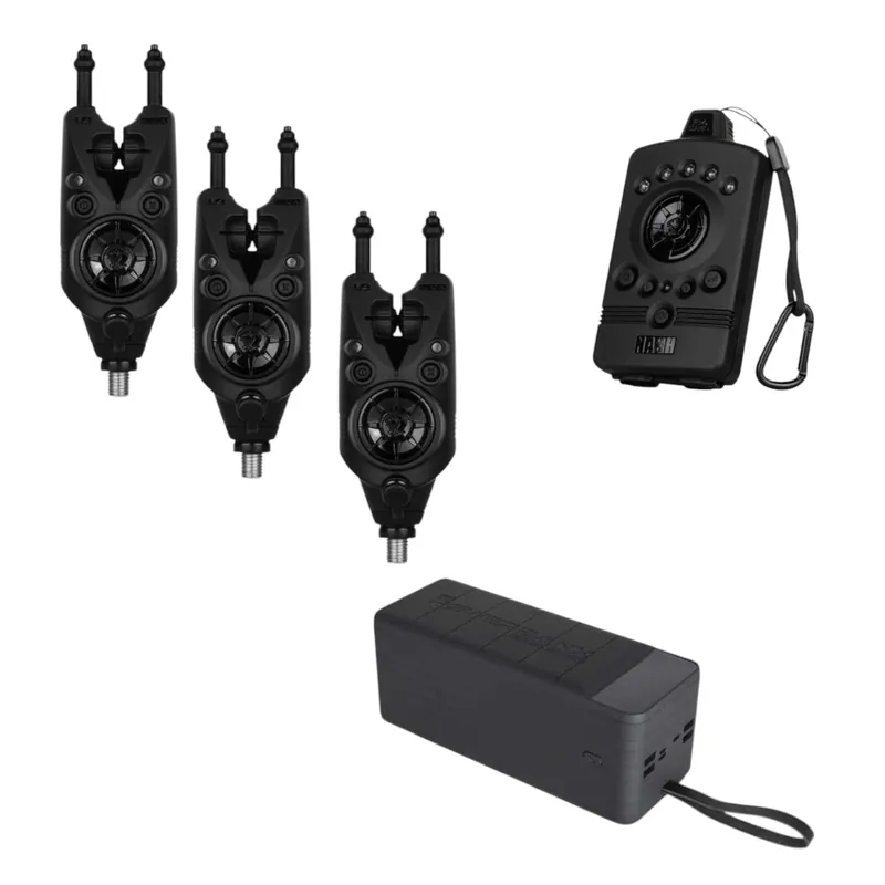 Nash Siren R4 Alarm Beetmelderset (3+1) + Powerbanx 80K Bundle Korting