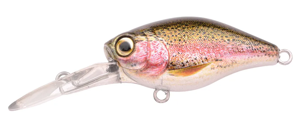 Meest Verkocht Spro Ikiru Naturals Mini Crank 38F Floating Long Lip Rainbow Trout Plug 3.8cm (4g)