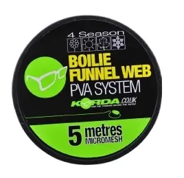 Korda Boilie Funnel Web PVA System Refill Micro Mesh (5m) Express Levering