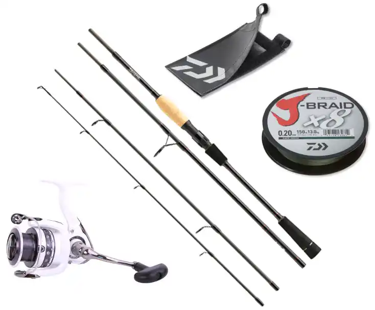 Bestel Nu Daiwa 240 Travel Spin Set