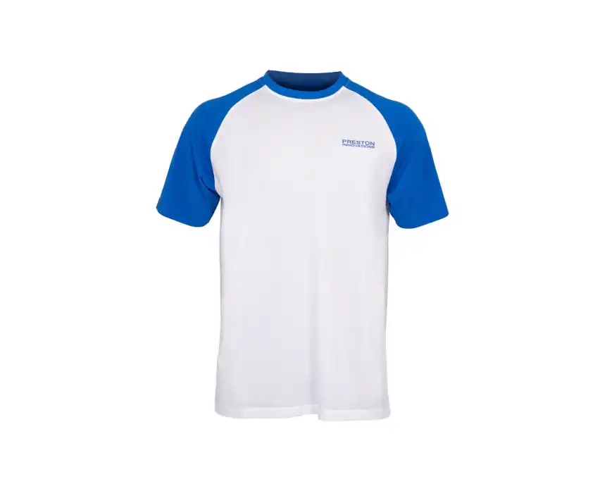 Preston Lightweight White Raglan T-Shirt L Direct Verzonden