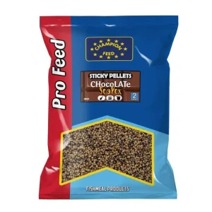 Champion Feed Pro Feed Chocolate Scopex Sticky Pellets 2mm (650g) Merkproduct