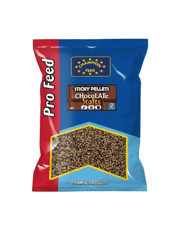 Champion Feed Pro Feed Chocolate Scopex Sticky Pellets 2mm (650g) Merkproduct