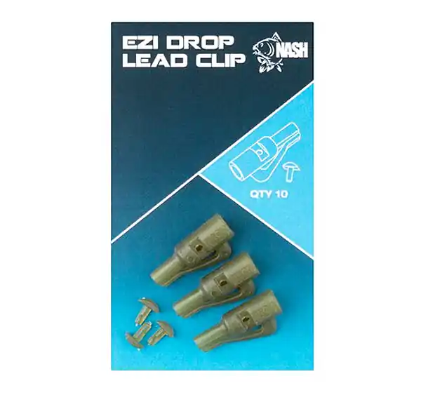 Laatste Kans Nash Ezi Drop Lead Clip (10 stuks) Camou Green