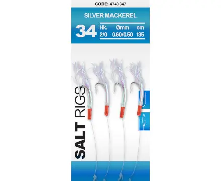 Betrouwbaar Spro Salt Rig 34 Silver Mackerel #2/0