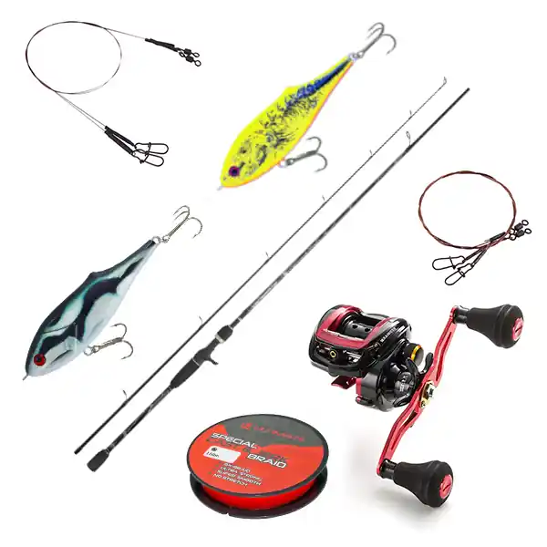 Dagaanbieding Abu Garcia Venerate Jerk Set, voor het vissen met jerkbaits op snoek!