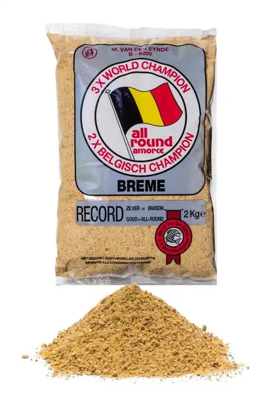Marcel Van Den Eynde Record Zilver Breme Lokvoer (2kg) Zwart Op = Op