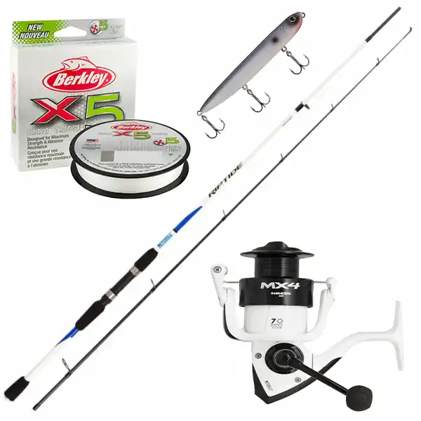 Dagaanbieding Mitchell Riptide Spinning Set, voor de zout water kunstaasvisserij!