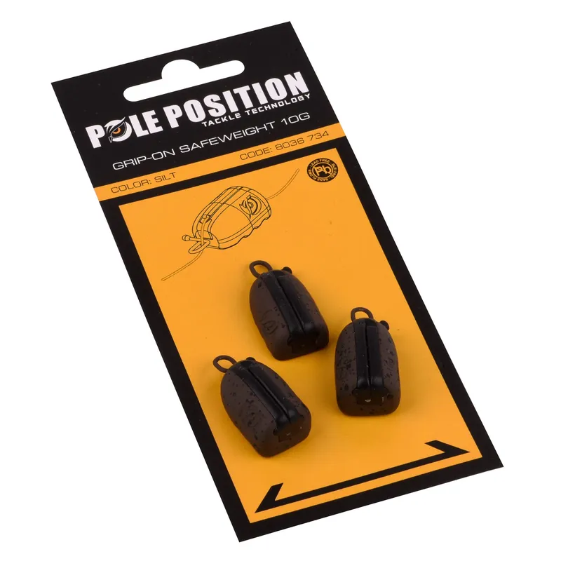 Rechtstreeks Van De Fabrikant Pole Position Gip-On Safeweight Zinc Karperlood (3 Stuks) 15g