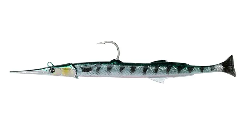 Koop Online Savage Gear 3D Needlefish Pulsetail Softbait 30cm 105gr (2+1pcs) Green