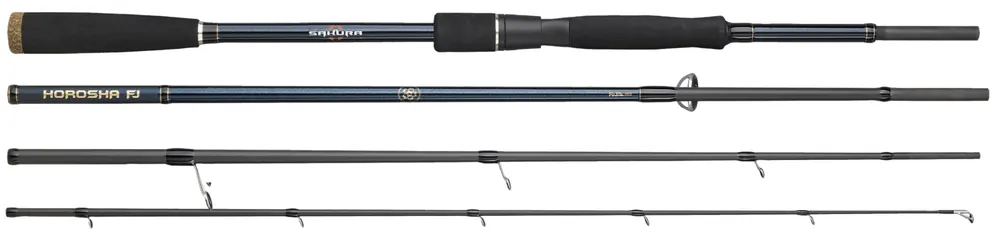 Sakura Horosha FJ Spinning Travel Spin Reishengel (4-Delig) 2.44m (20-80g) Laatste Versie