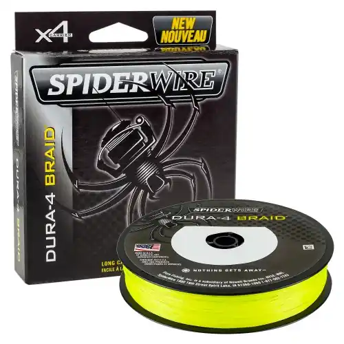 Betaalbaar Spiderwire Dura 4 Braid Hi-Vis Yellow 0.30mm (300m)