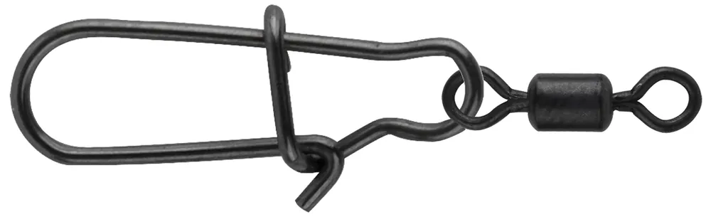 Spro Easy Snap met Rolling Swivel 'Matt Black' Maat 00 (13 stuks) Actieprijs