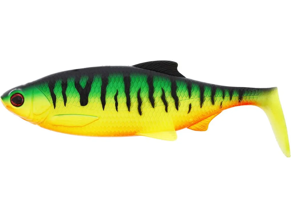 Direct Beschikbaar Westin Ricky the Roach Shadtail 10 cm 14 g Firetiger