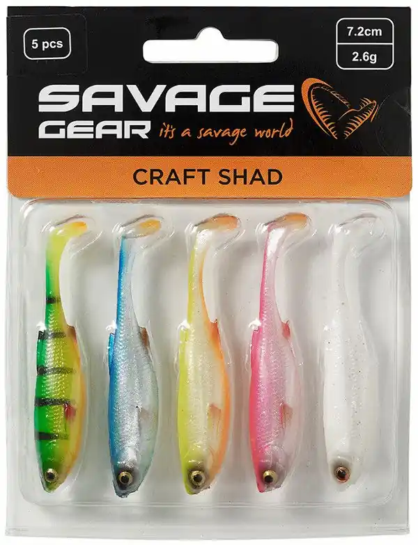 Savage Gear Craft Shad 10cm Dark Water Mix Op = Op
