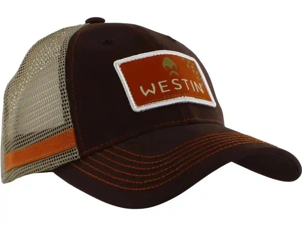 Westin Hillbilly Trucker Cap Grizzly Brown Pet Aanbieding