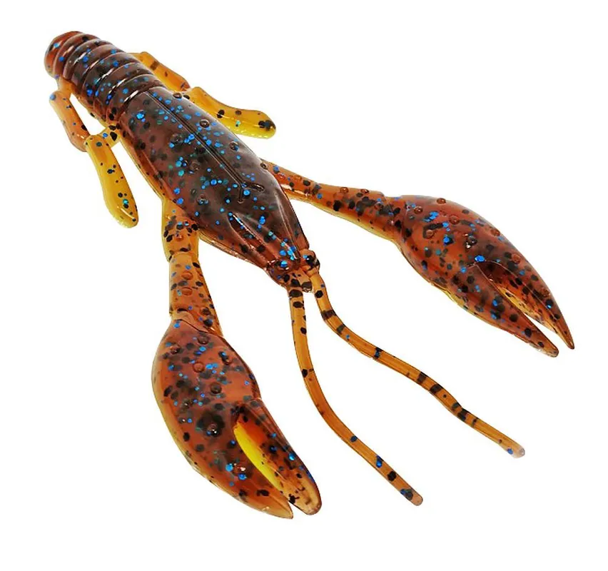 Seika Krawallo Craw Blue/ marron chartreuse 50 mm Betaalbaar