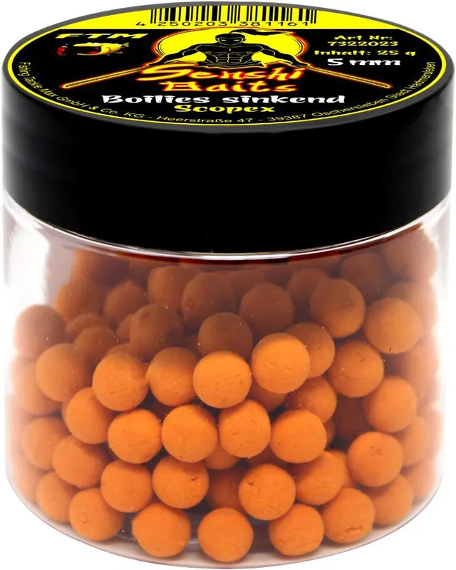 Gecertificeerd Senshi Baits Boilies zinkend Scopex