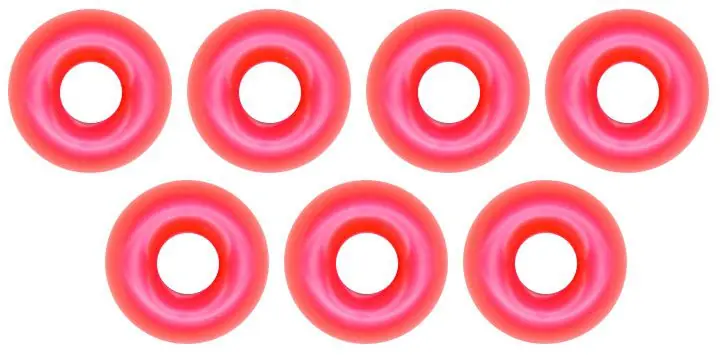 Nieuw Omura Tungsten kralen GLEUF gat Roze 3,3 mm
