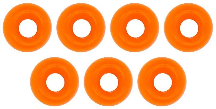 Hete Deal Omura Tungsten kralen Rond gat Rood 3,8 mm