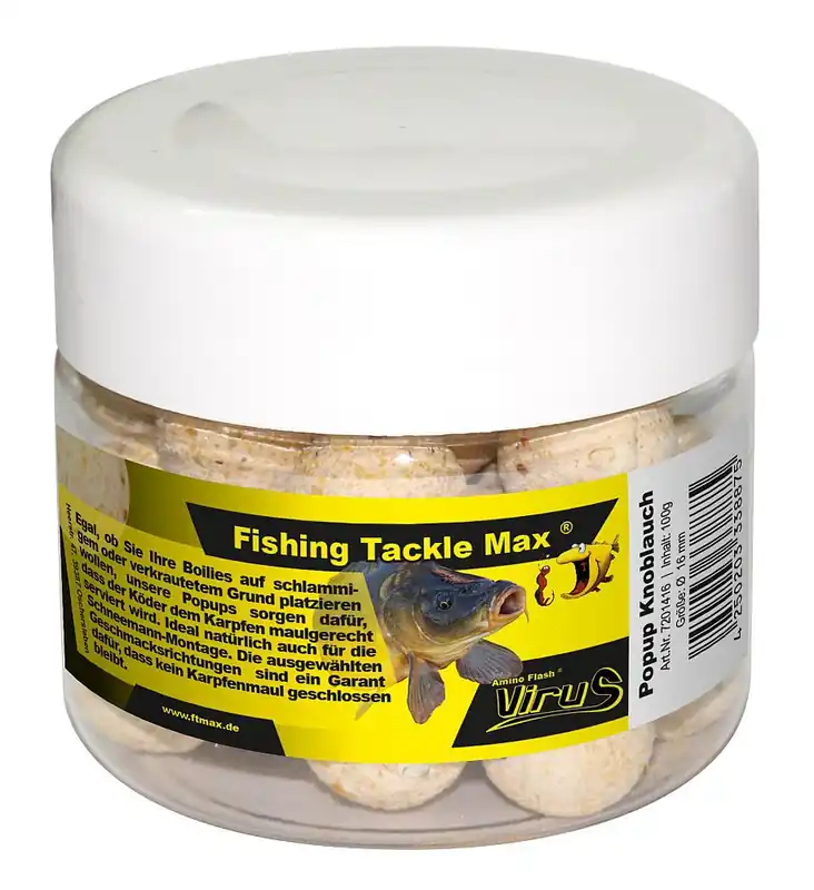 FTM Knoflook Pop up boilies 16 mm Op = Op