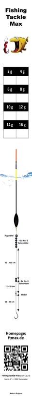 Bestseller FTM Zoomer 66 Match dobber 6 gram