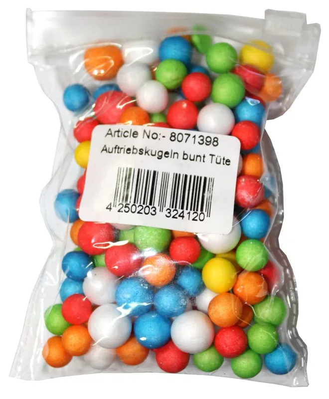 Voordeelprijs Piepschuim Balletjes Gekleurd