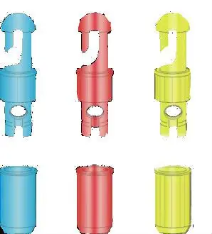 Stonfo Elastiek Conectors 2,2 mm Blauw Direct Verzonden