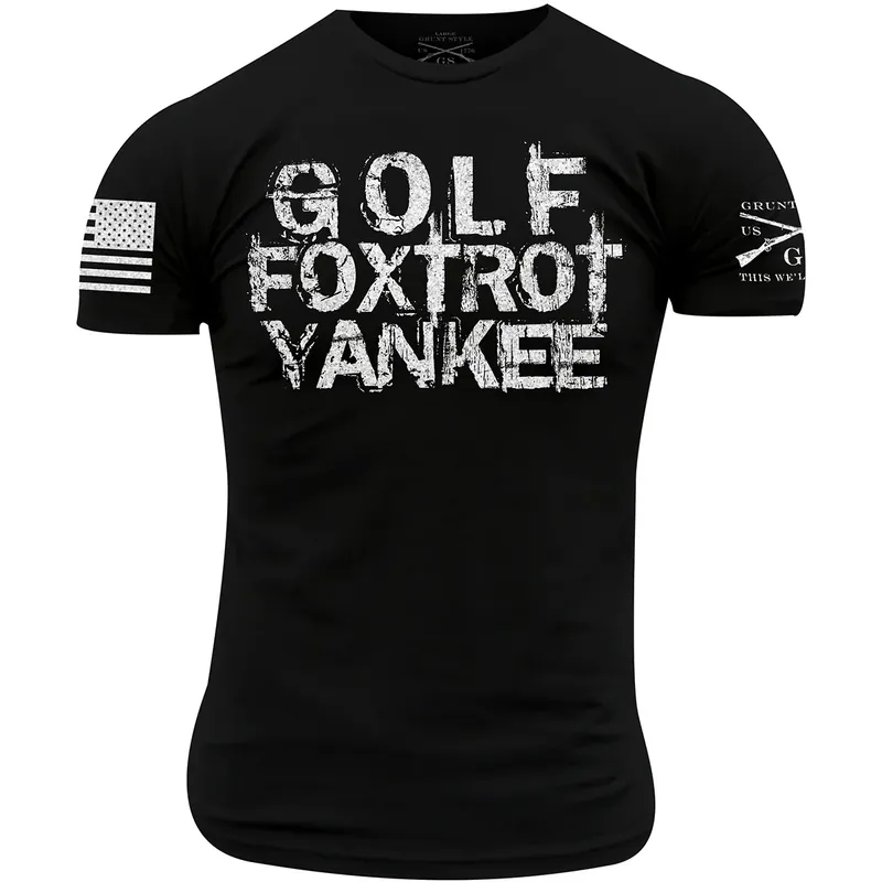 Grunt Style GFY T-shirt - Zwart S Lage Kosten