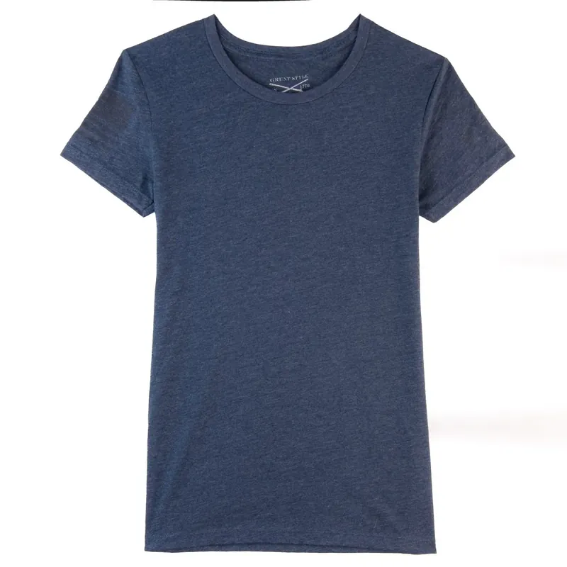 Direct Verzonden Grunt Style Dames Ghost Basic T-shirt - Middernachtblauw S