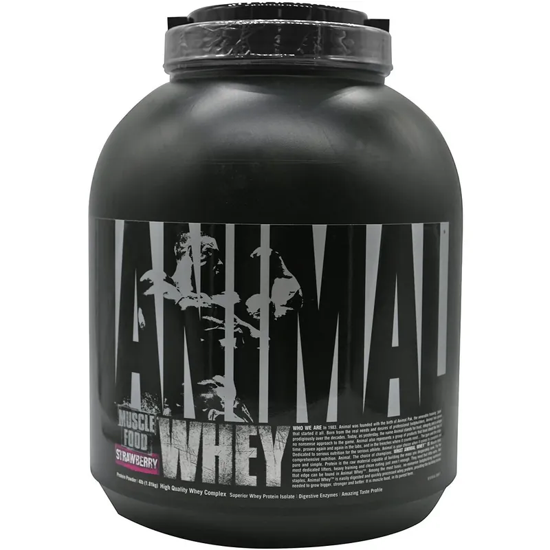 Universal Nutrition Animal Whey - 54 porties - Aardbei Alleen Vandaag