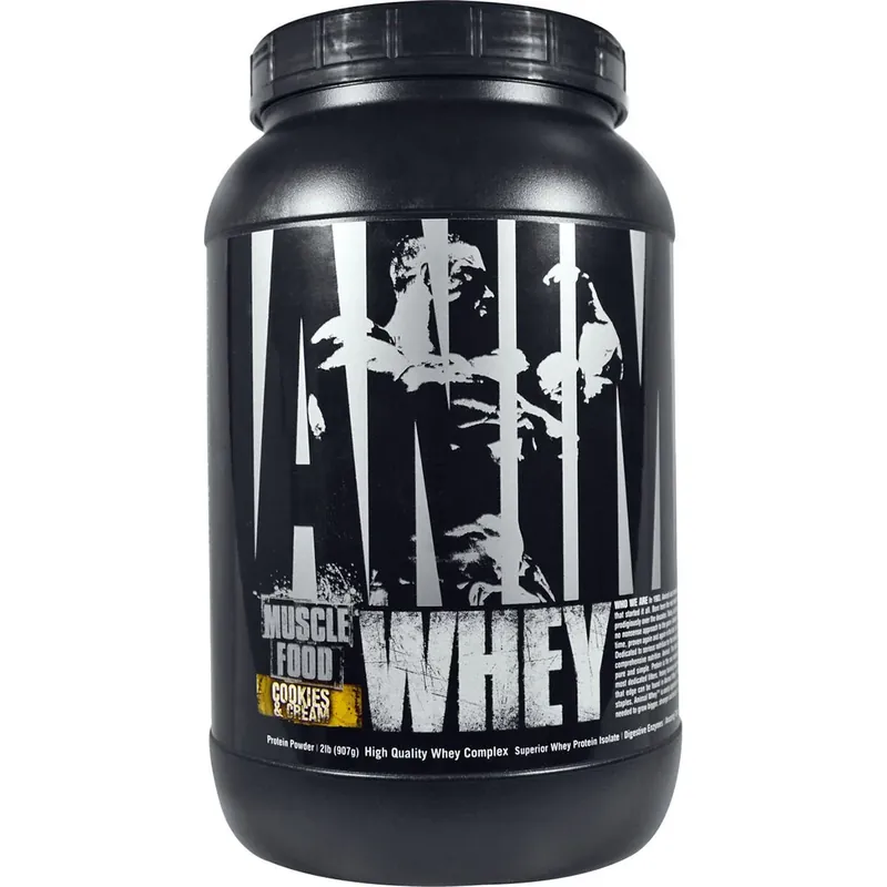 Betrouwbaar Universal Nutrition Animal Whey - Ongeveer 27 porties - Cookies & Cream