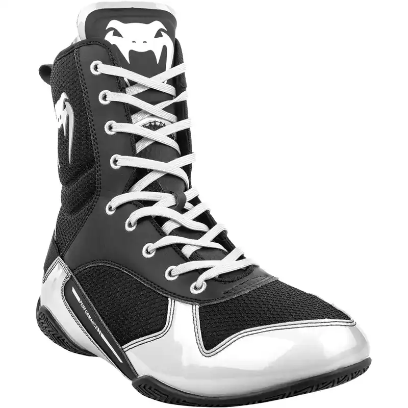 Venum Elite Professional Boksschoenen - Zwart/Wit 4 Dagaanbieding