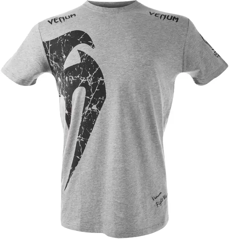 Venum Giant T-shirt met korte mouwen - Grijs/Zwart S Seizoensaanbieding