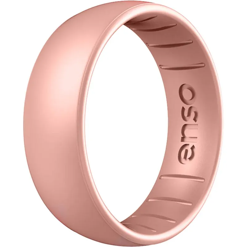 Favoriet Enso Rings Classic Elements Series Siliconen Ring - Roségoud
